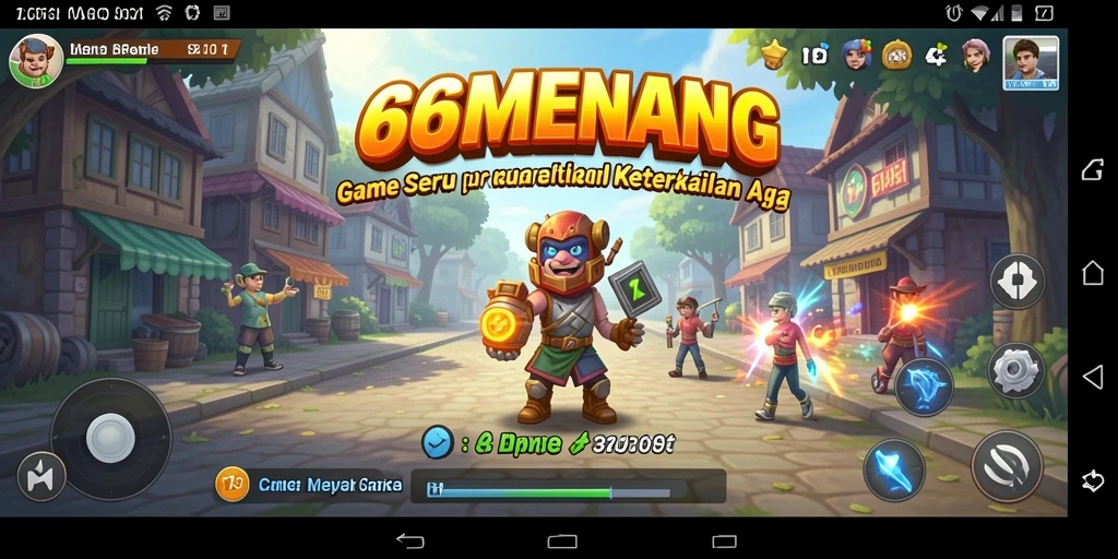 Gambaran gameplay 66MENANG yang menyenangkan dan seru.