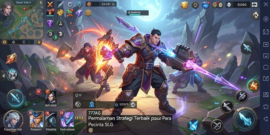 Tampilan menarik dari gameplay SLG yang mendebarkan di 777AG.