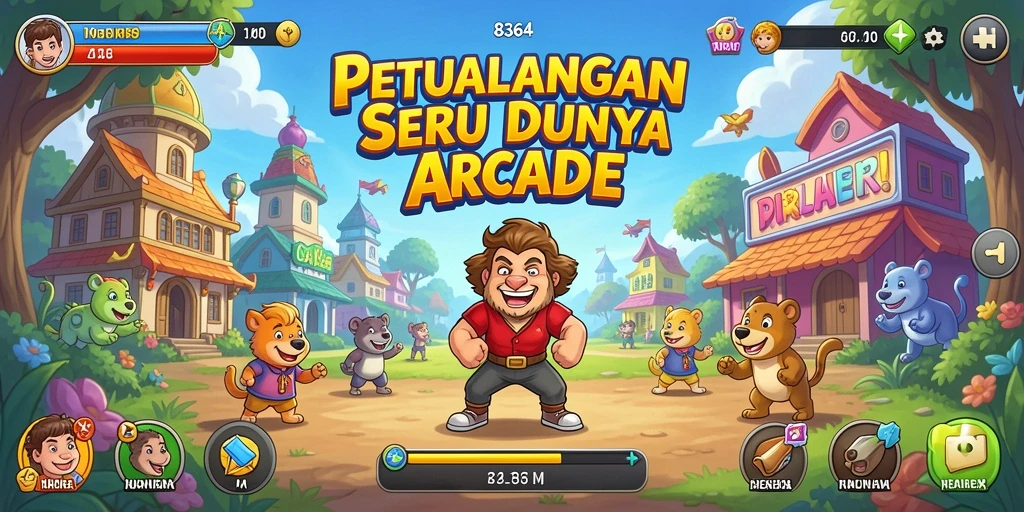 Tampilan gameplay menarik dari 8364 dengan aksi penuh tantangan.