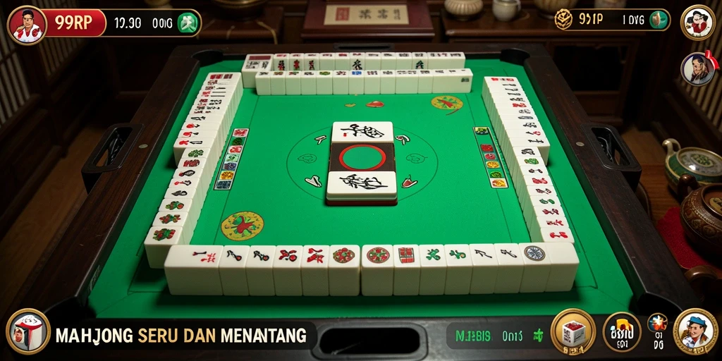 Gameplay Mahjong yang menarik dan penuh strategi.