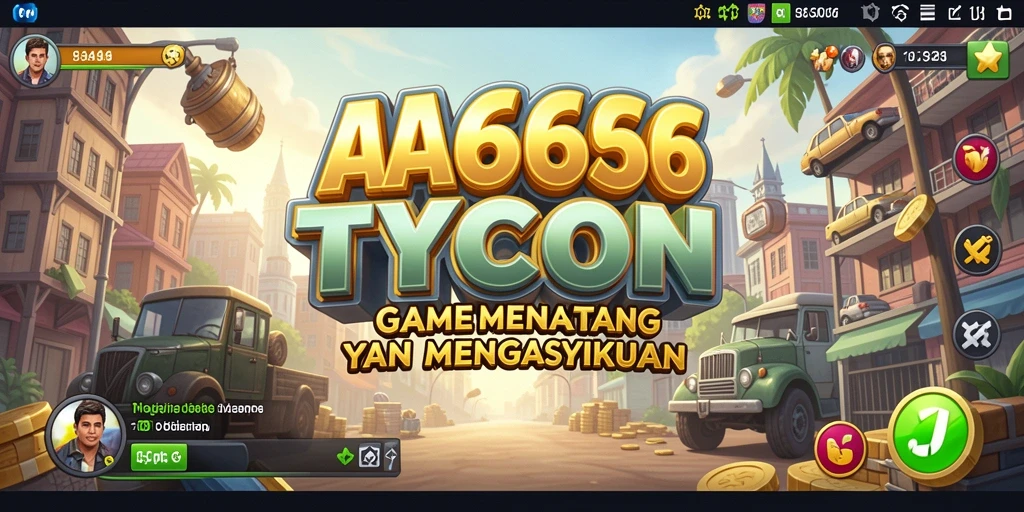 Tampilkan gameplay seru dalam membangun kerajaan bisnis di AA666.