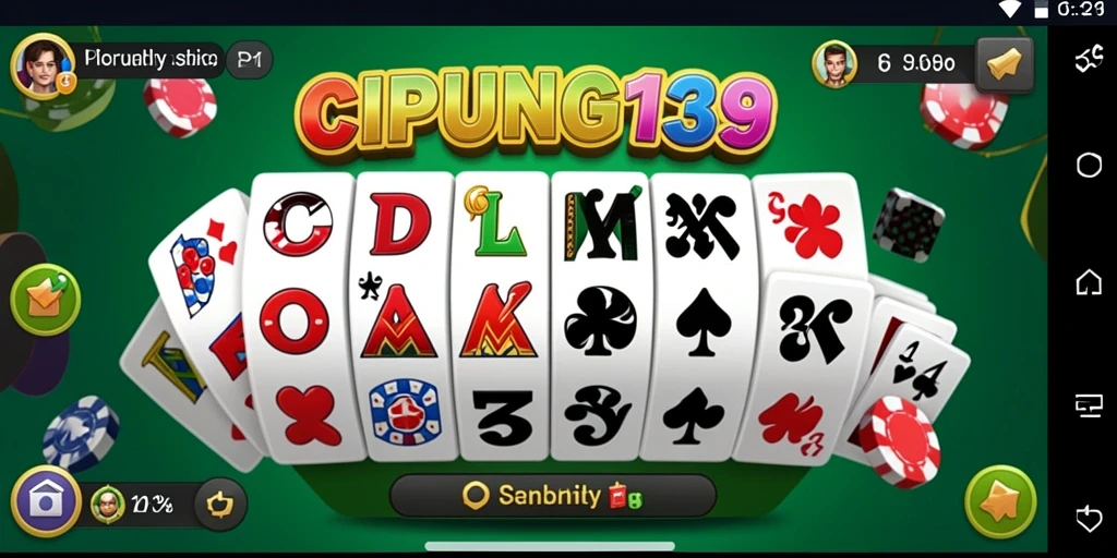 Screenshot gameplay CIPUNG138 menampilkan aksi seru dalam permainan Domino.