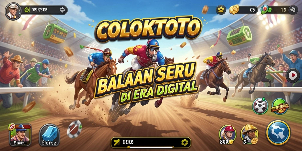 Tampilan menarik dari gameplay balapan COLOKTOTO yang mendebarkan.