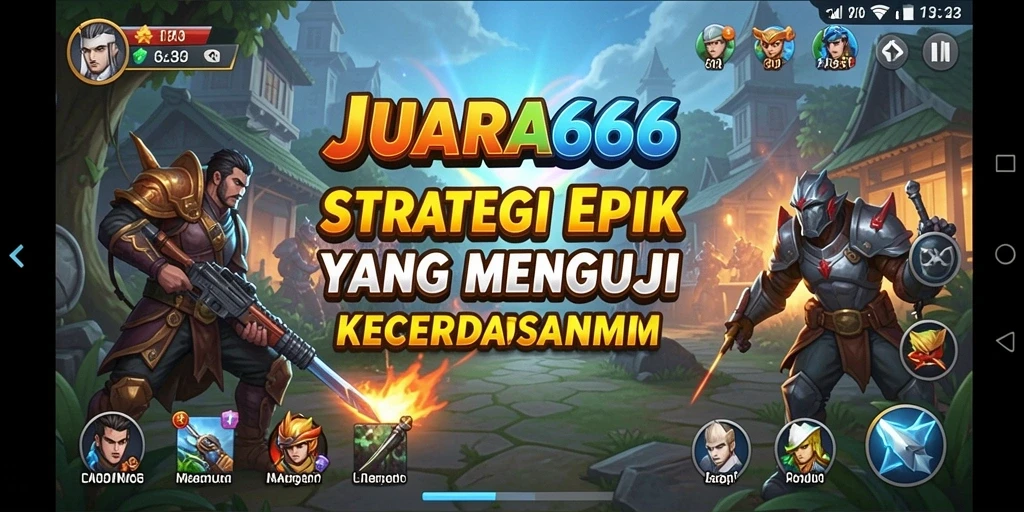 Tampilan gameplay JUARA666 yang menakjubkan dalam pertempuran strategi.