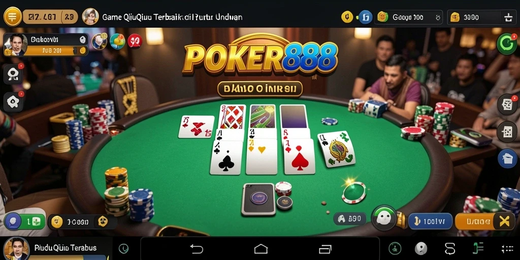 Gameplay menarik QiuQiu di POKER88 dengan grafik menarik.