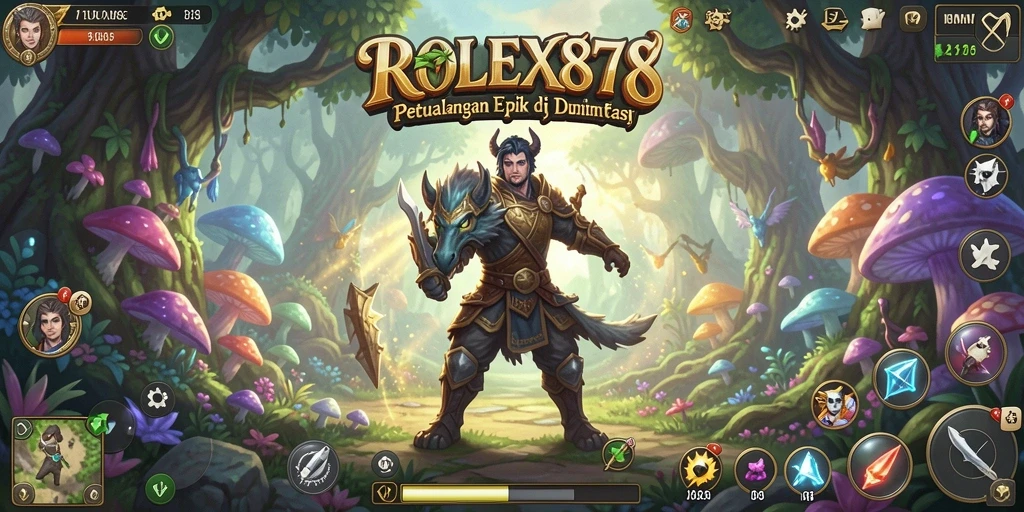 Tampilan gameplay strategis yang mendebarkan dalam ROLEX878.