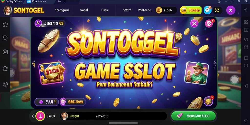 Tampilan menarik gameplay slot di SONTOGEL.