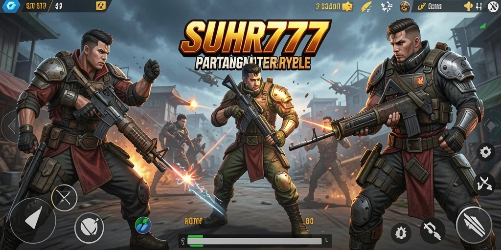 Tampilan gameplay menarik dalam Battle Royale SUHU777.