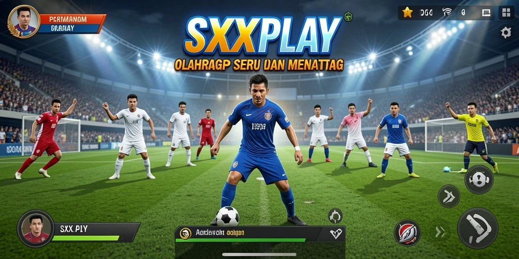 Tampilan gameplay seru dari SXXPLAY dengan berbagai cabang olahraga.