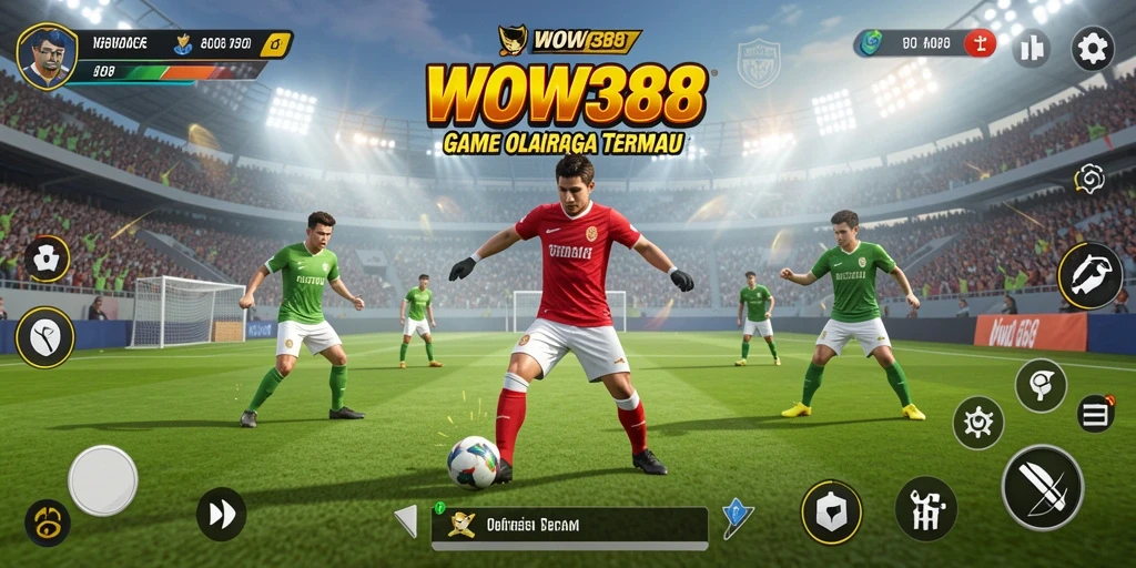 Tampilan gameplay WOW388 yang mendebarkan dalam pertandingan olahraga.
