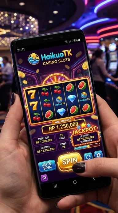 Halaman detail aplikasi di haikuotk dengan spesifikasi lengkap.